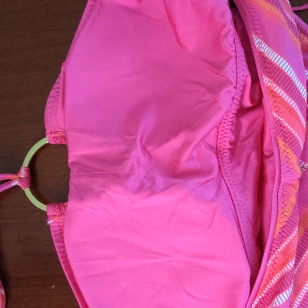 Trina Turk Marai High Neck One Piece Swimsuit - Cut Out Size 12 - Picture 7 of 8